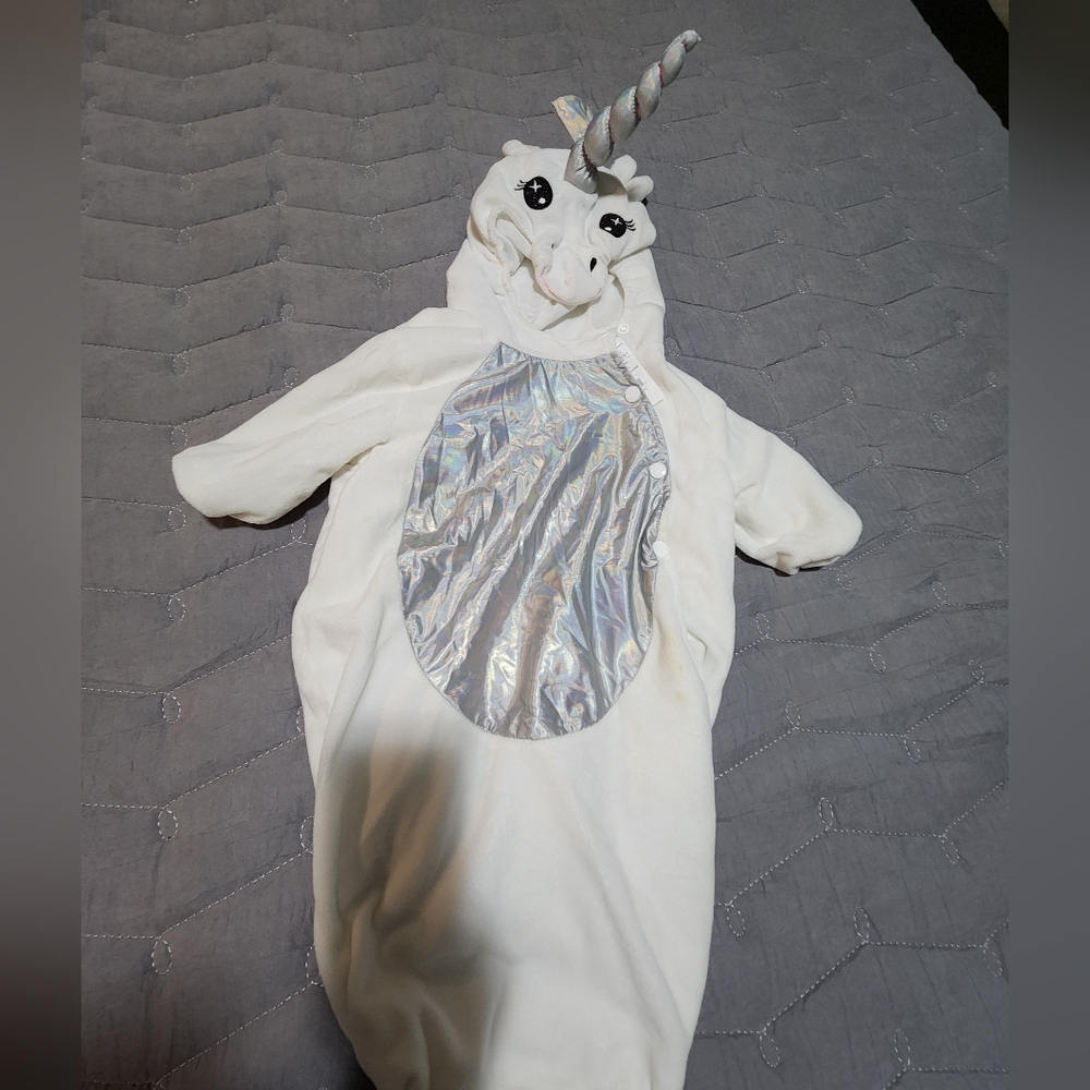White Unicorn Baby Halloween Costume
